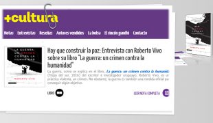 Hay que construir la paz: Entrevista con Roberto Vivo sobre su libro "La guerra: un crimen contra la humanidad"